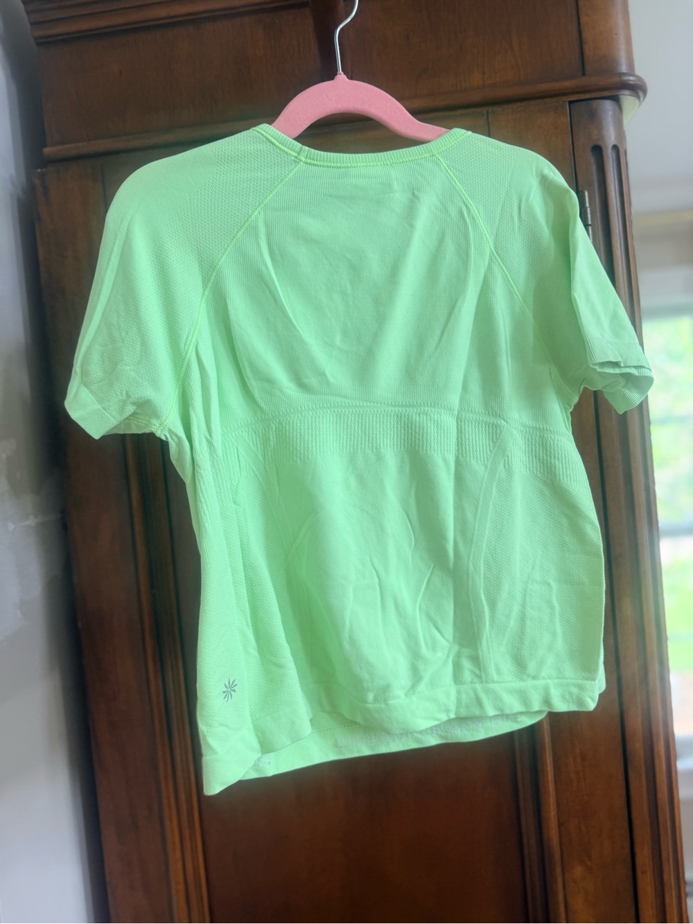 Athleta Light Green Short-Sleeve Active Tee